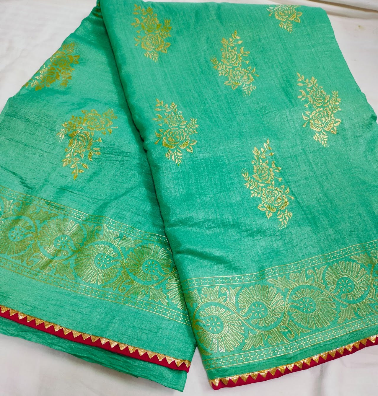 Vichitra Silk Saree For Women