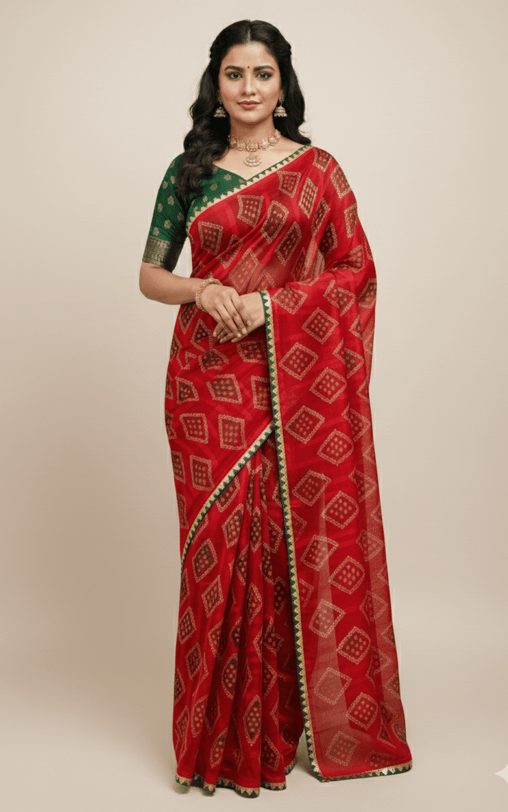 Pure Chiffon Saree For Women